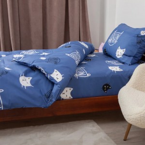 Подростковое постельное бельё "Soft Dreams" 145 x 210 см Kitten Blue