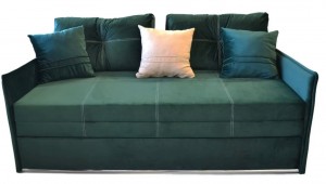 Canapea dreaptă extensibilă DP Orion 180 x 190 cm Dark Green