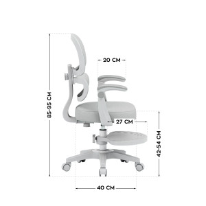 Fotoliu pentru copil Junior 4.4 Grey