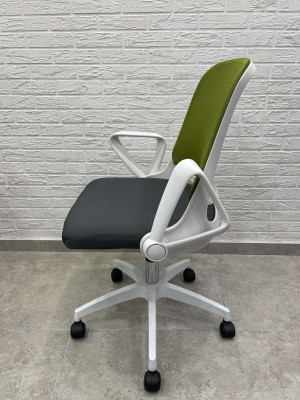 Fotoliu de birou ART Smart Point Green/White