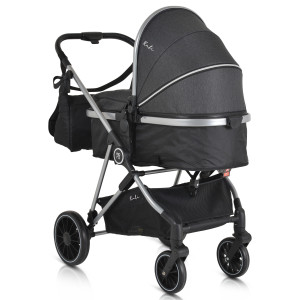 Cărucior 2 în 1 transformabil Moni Kali Black