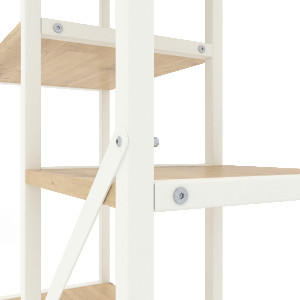 Стеллаж Nex Loft Cascade 178 x 70 x 30 cm White/Oak Artisan