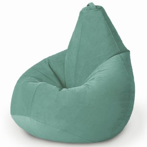 Fotoliu sac Bean Bag Pară Velur XL Fistick