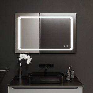 Oglindă cu iluminare LED Bayro Omega 100 x 80 cm 