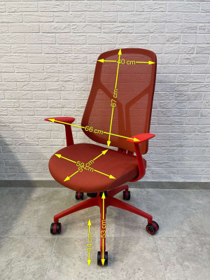 Fotoliu de birou ART Como-DHX5 Red