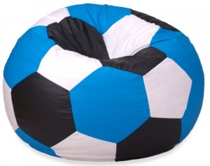 Fotoliu sac Bean Bag Minge Eco 2XL Blue/White/Black