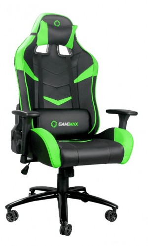 Геймерское кресло Gamemax GCR08 Black/Green
