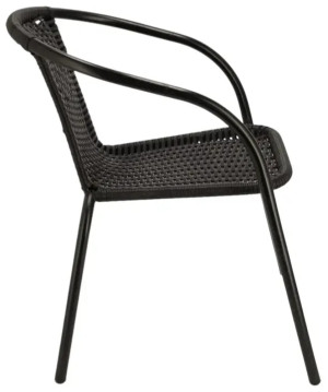 Scaun pentru casă de vară Bistro Black OM-291850