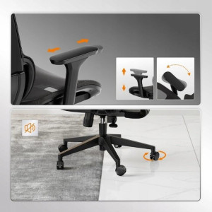 Fotoliu de birou Sense7 Neyo Black