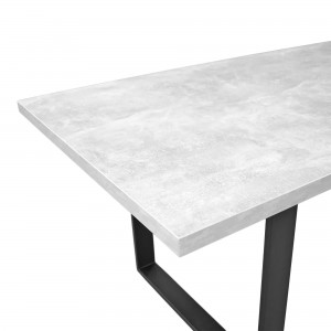 Masă de bucătărie DP Hana 180x90 cm Beton/Black