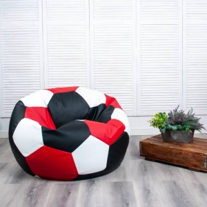 Fotoliu sac Bean Bag Minge Eco 2XL Red/Black/White