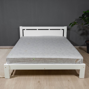 Деревянная кровать MobiCasa L 210 140 x 200 см White