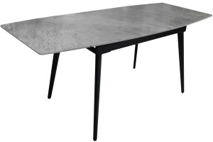 Masă extensibilă DP Elara 120/180x80 cm Shiny Italy grey 08