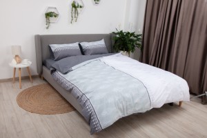 Set de lenjerie pentru pat TEP Soft Dreams 200 x 220 cm Elegant Grey