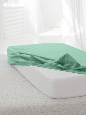 Husă cu elastic Home Colection 160 x 200 cm Green