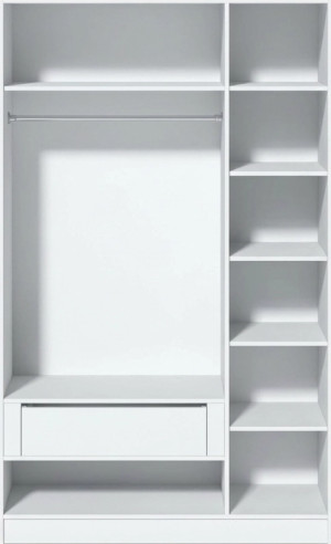 Шкаф распашной Fabrik Home HARDY 1350 White