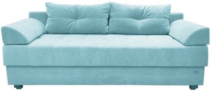 Прямой диван Icam Нарцис 32 без бортиков Delemont Grey Blue