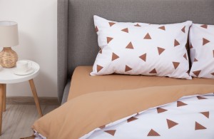 Set de lenjerie pentru pat TEP Soft Dreams 200 x 220 cm Triang Cappuccino