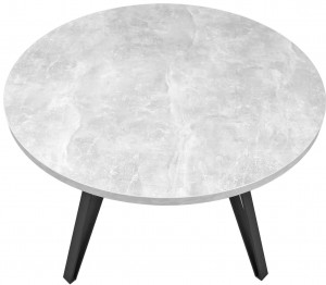 Masă de bucătărie DP Tokyo Rondo 130x130x75 cm Beton/Black