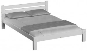 Деревянная кровать MM Азия 120 x 200 см White