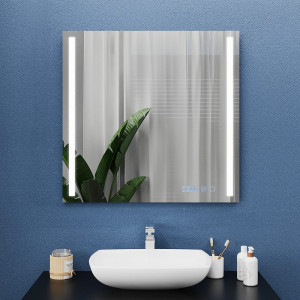 Oglindă cu iluminare LED Bayro Sigma 80 x 80 cm