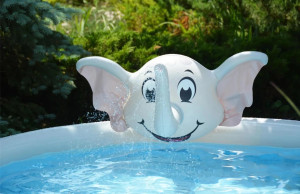 Piscină pentru copii cu fântână SunClub Elephant 3D Spray (17821) 