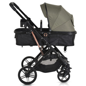 Cărucior 2 în 1 transformabil Moni Raffaelo Green Olive