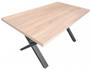 Кухонный стол DP Onix 150x80x75 см Sonoma/Black