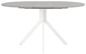Masă extensibilă Argon Loft White/Concrete