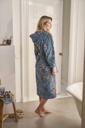 Halat de baie Blanket Secret Garden L Blue