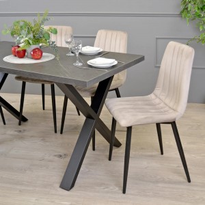Кухонный стол DP Onix 150x80x75 см Black