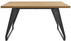 Кухонный стол DP Town 150x80 см Еггер/Black