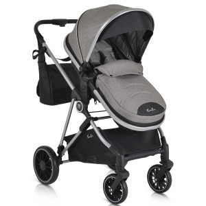 Cărucior 2 în 1 transformabil Moni Kali Grey