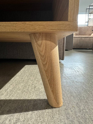 Журнальный столик MatroLuxe №1 Baroque Ristretto Oak / White Alaska