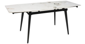 Раздвижной стол DP Elara 120/180x80 cm Ceramic Shiny White 03