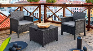 Набор садовой мебели Bica Venezia Terrace Graphite