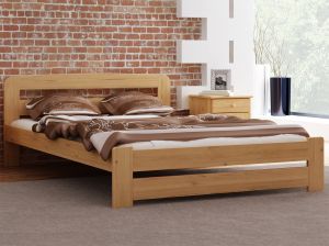 Деревянная кровать MM Лидия 160 x 200 см Beige/Beige