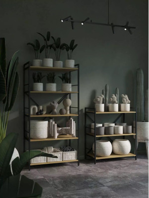 Стеллаж Nex Loft 170 Anthracite/Oak Artisan