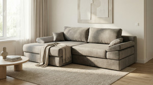 Canapea de colț extensibilă Atlas Silk Pola 21