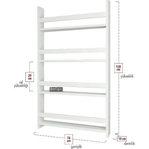 Etajeră pentru living Bofigo 15-04 White