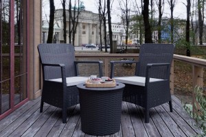 Стол для дачи AMF Bistro Wood Brown