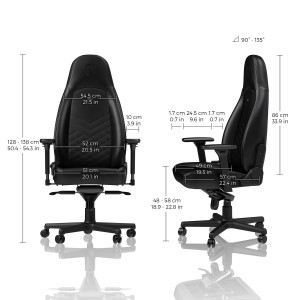Fotoliu gaming Noblechairs Icon Black