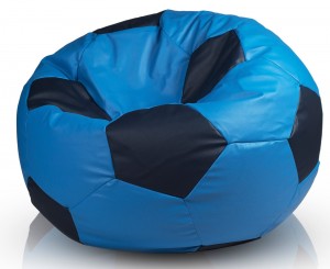 Кресло-мешок Bean Bag Мяч Eco Blue/Black