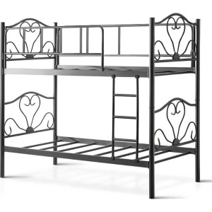 Pat supraetajat pentru copii Evger R-50 90 x 200 cm Black