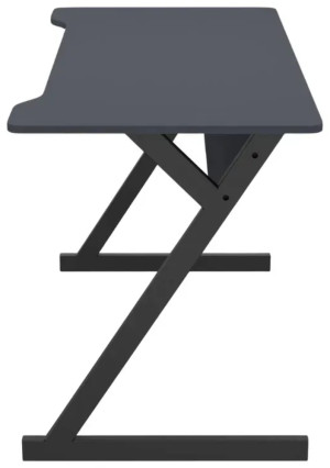 Прямой компьютерный стол Dexter Black / Anthracite