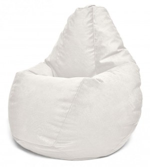 Кресло-мешок Bean Bag Груша "Maserrati" L White