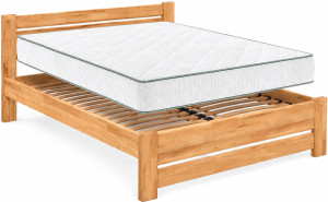 Pat Karoline în set cu salteaua Clasic Plus 160 x 200 cm Natural