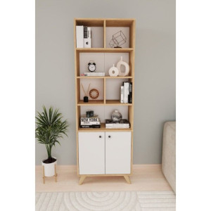 Etajeră pentru living Bofigo 15-28 Oak/White