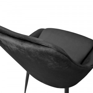 Стул для кухни DP Florida Catifea Black (Hlr66)
