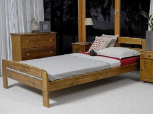Деревянная кровать MM Клавдия 120 x 200 см Дуб